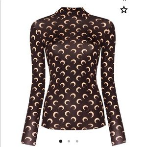 Marine Serre Crescent Moon Top - Size XS